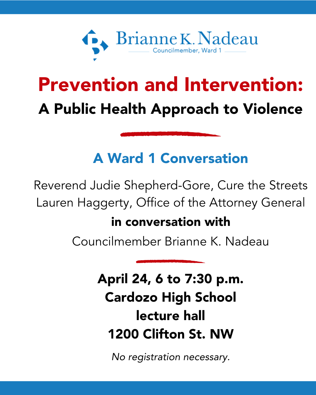 Prevention and Intervention: A Public Health Approach to Violence. Same details as in the body of the update.