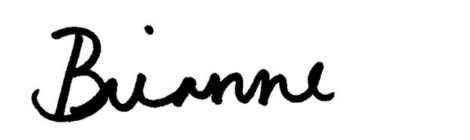 Brianne signature